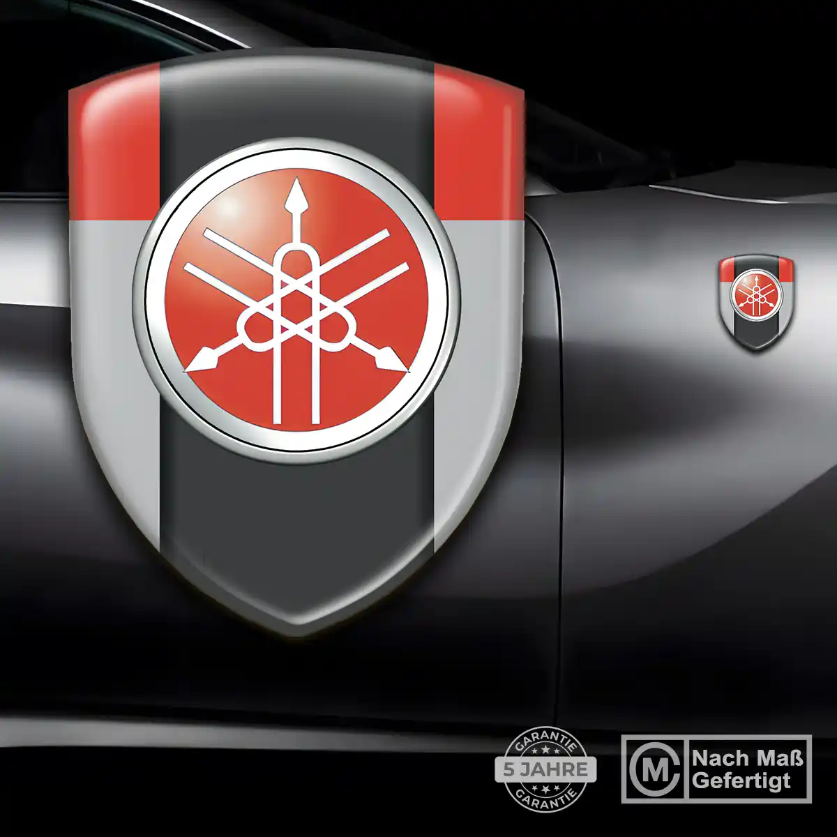 Yamaha Emblem Aufkleber Wappen Hohe Qualität