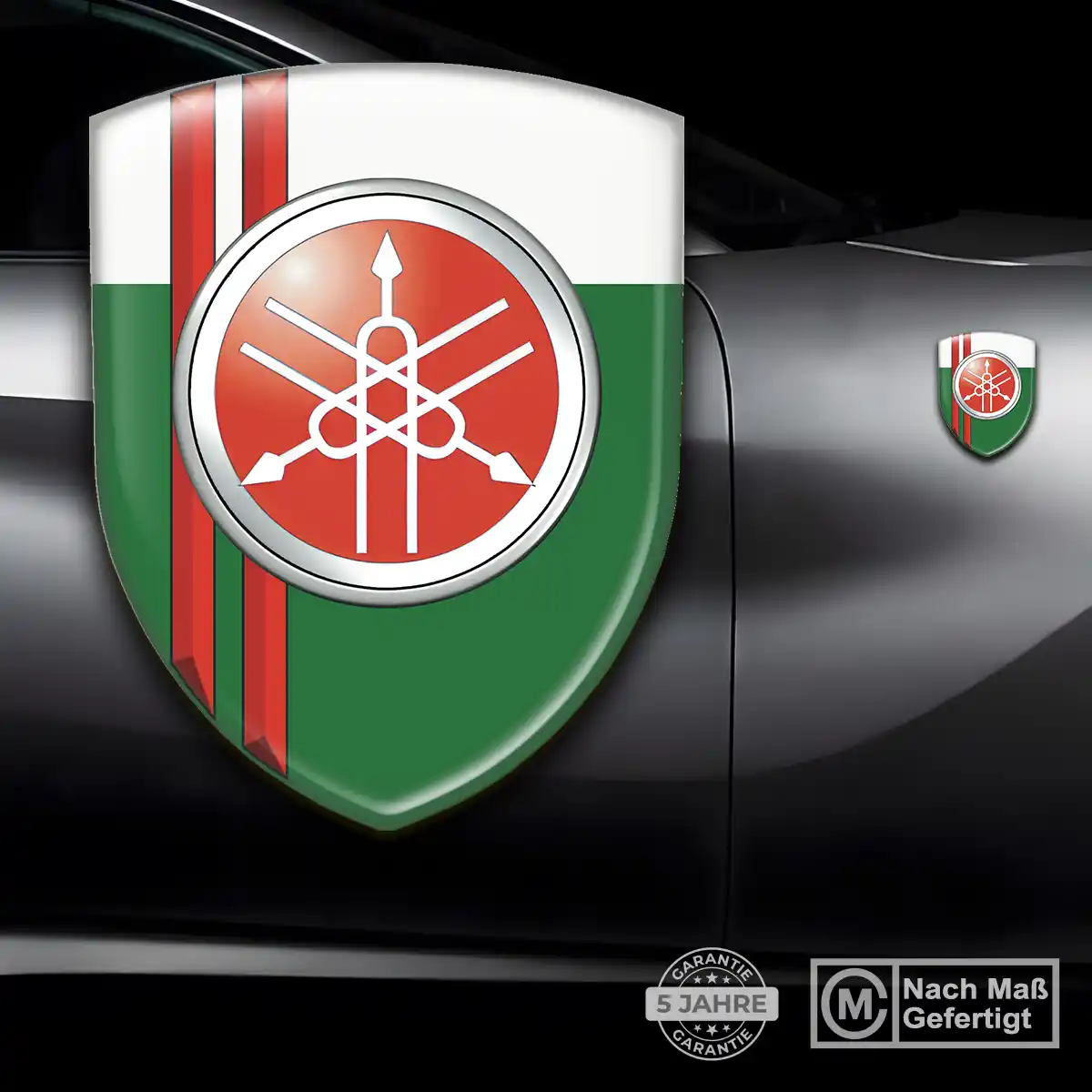 Yamaha Emblem Aufkleber Wappen Interieurdesign