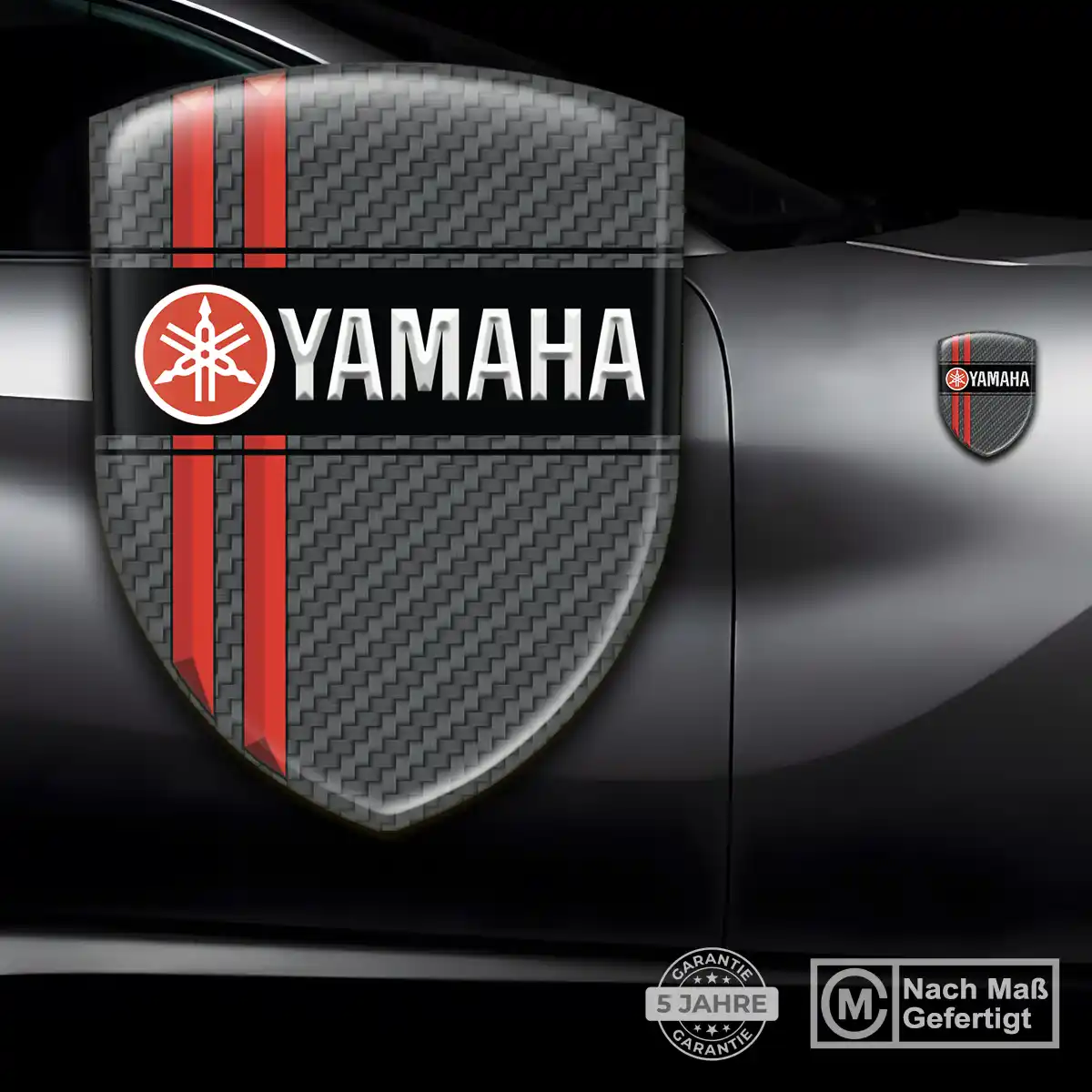 Yamaha Emblem Aufkleber Wappen Markenedition