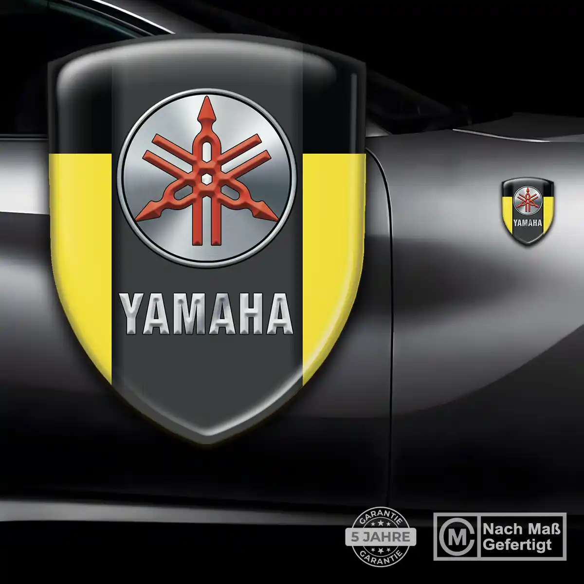 Yamaha Emblem Aufkleber Wappen Premiumqualität
