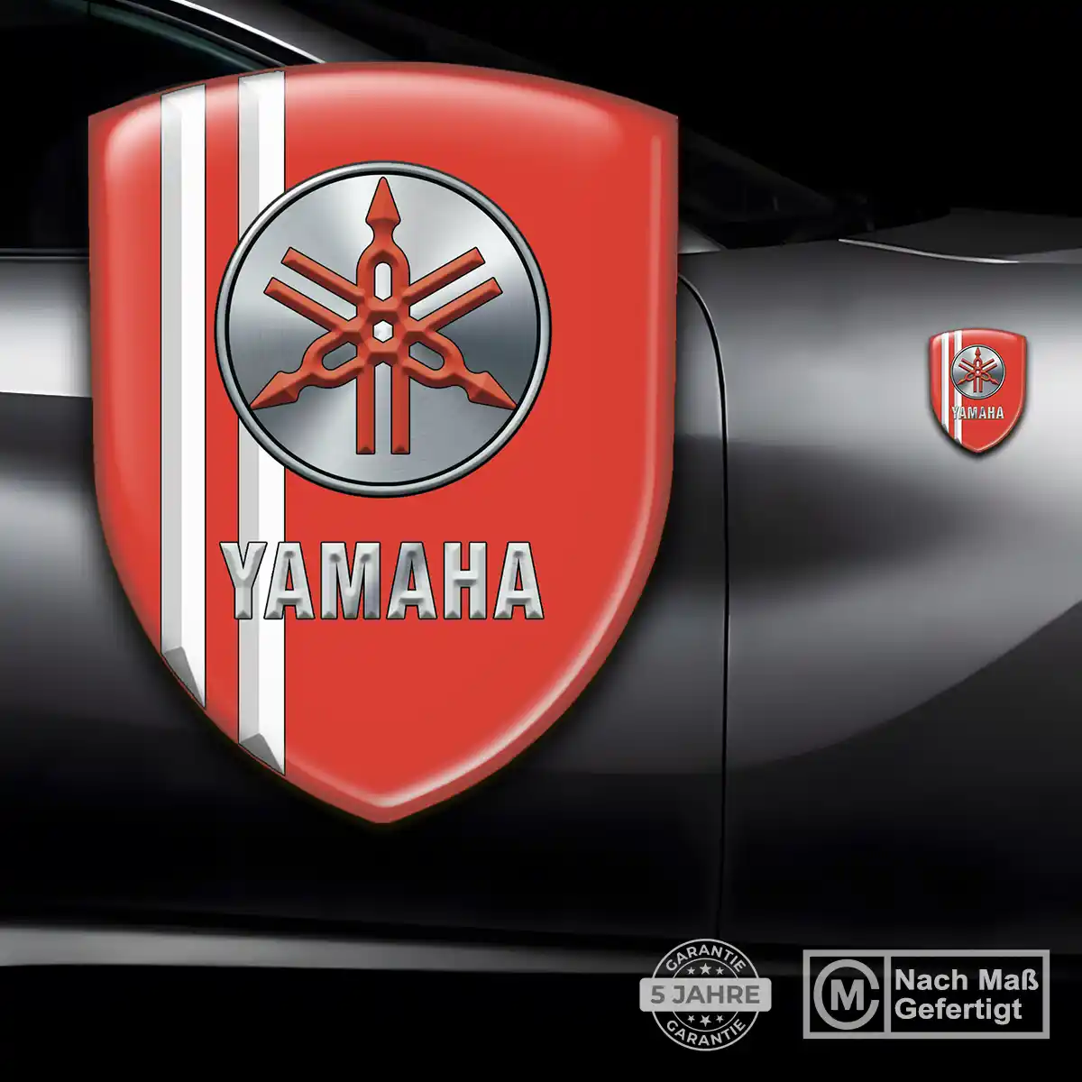 Yamaha Emblem Aufkleber Wappen Prestige-Edition