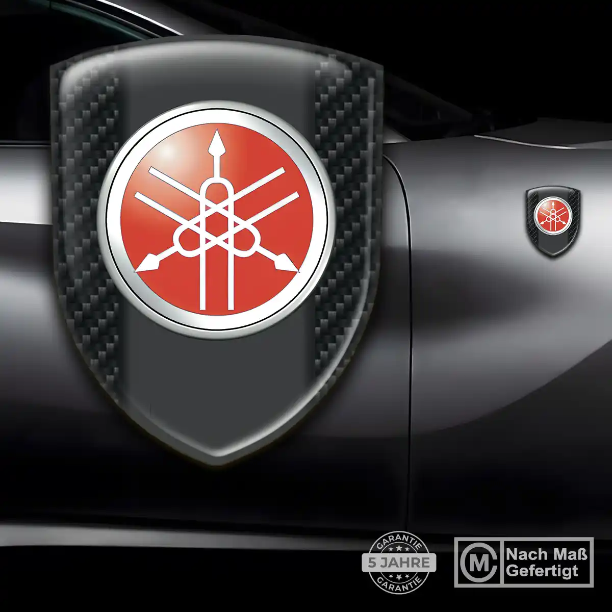 Yamaha Emblem Aufkleber Wappen Sonderedition