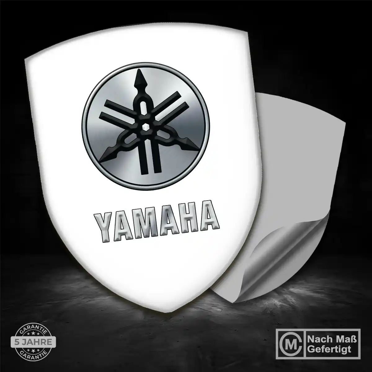 Yamaha Emblem Aufkleber Wappen Verlässliche Qualität