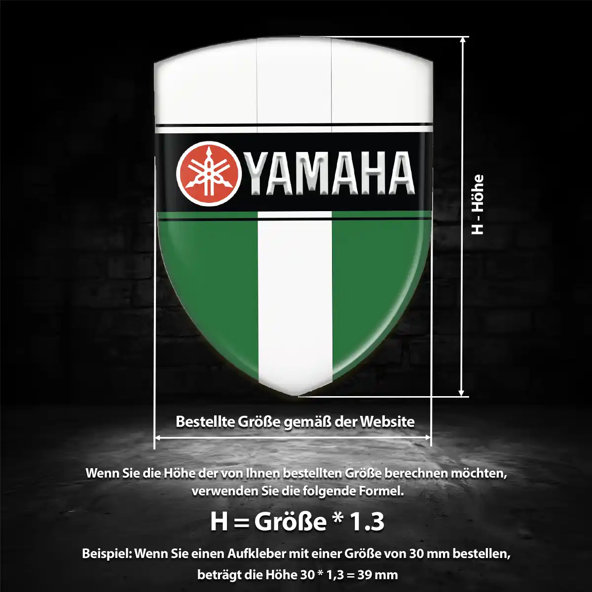 Yamaha Emblem Auto Limitierte Auflage