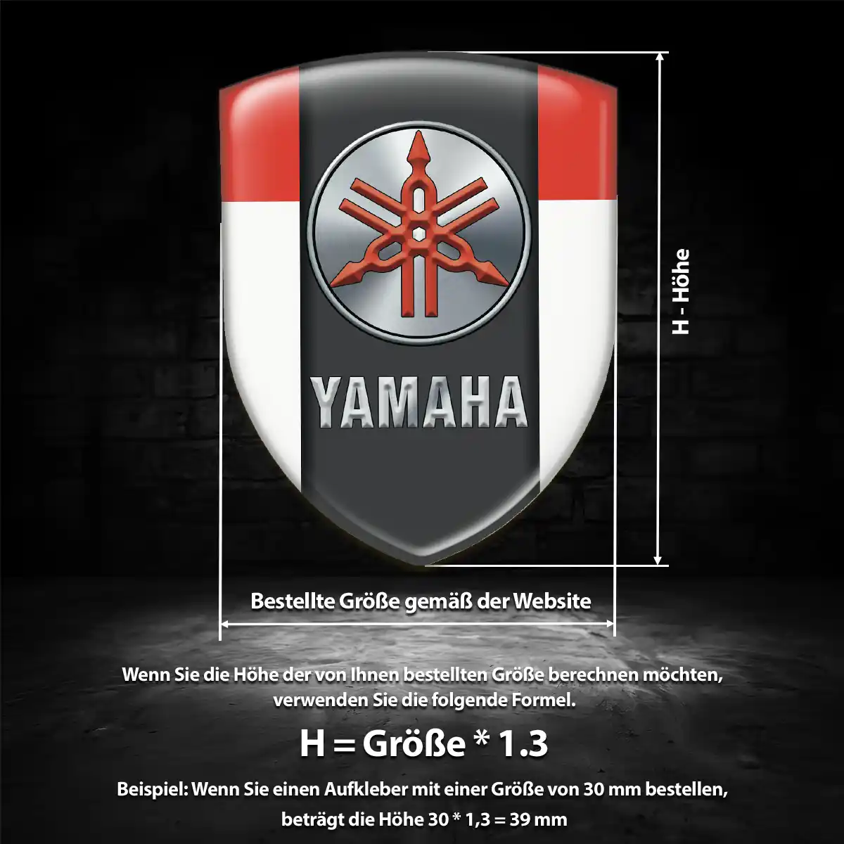 Yamaha Emblem Auto Luxus-Edition