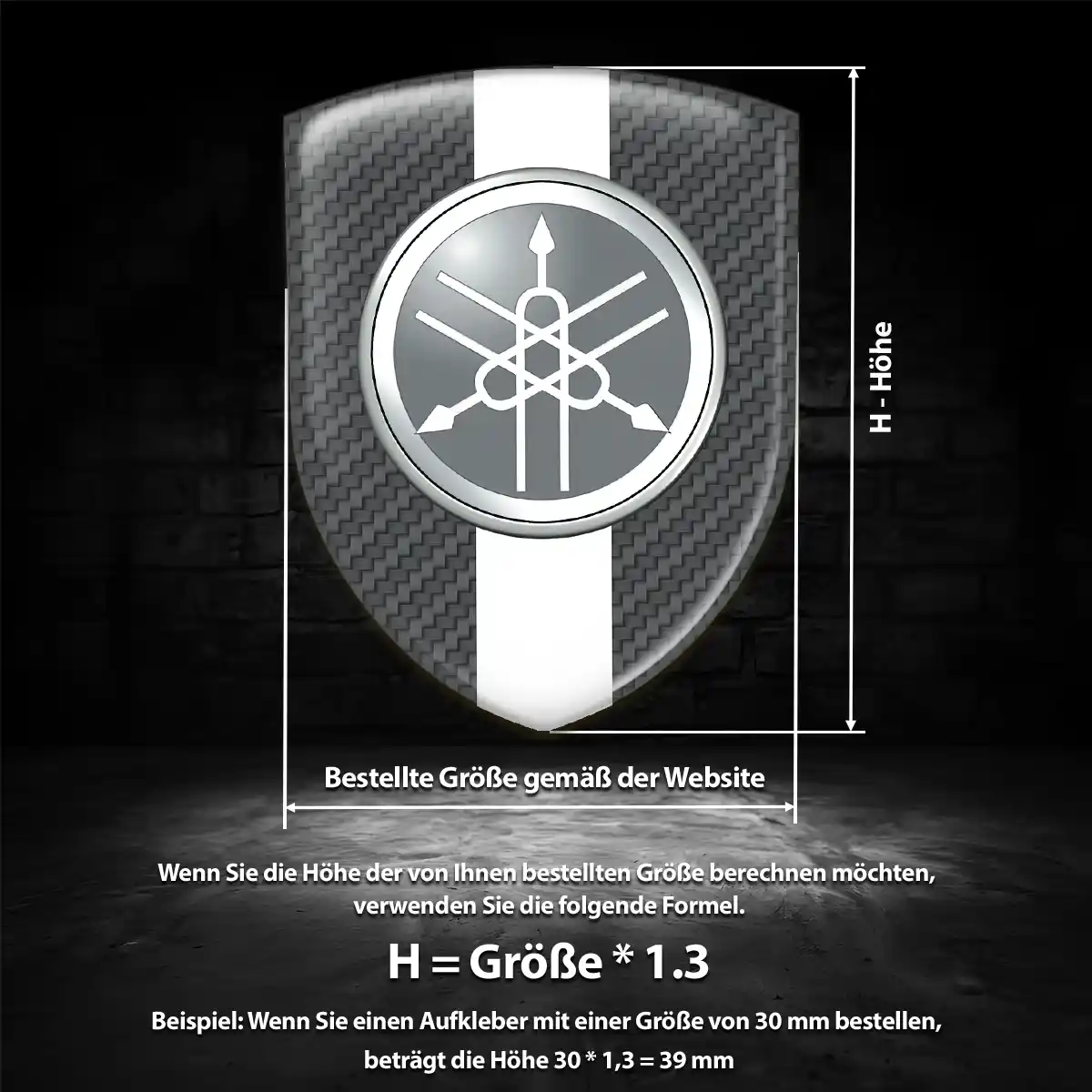 Yamaha Emblem Auto Sonderedition