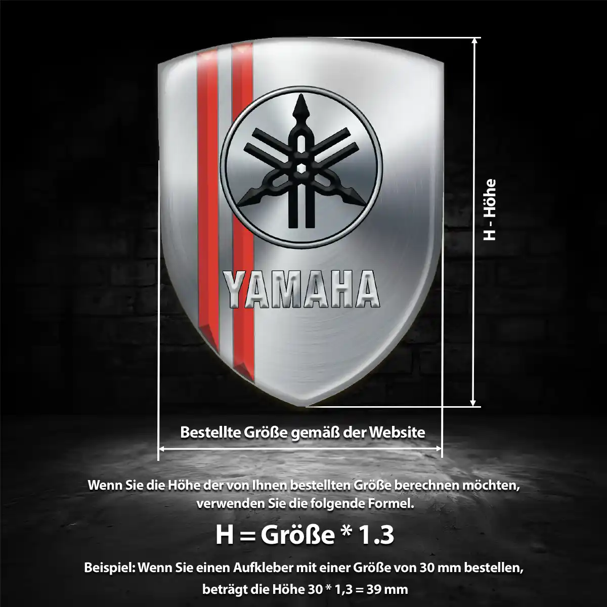 Yamaha Emblem Auto Spitzenqualität