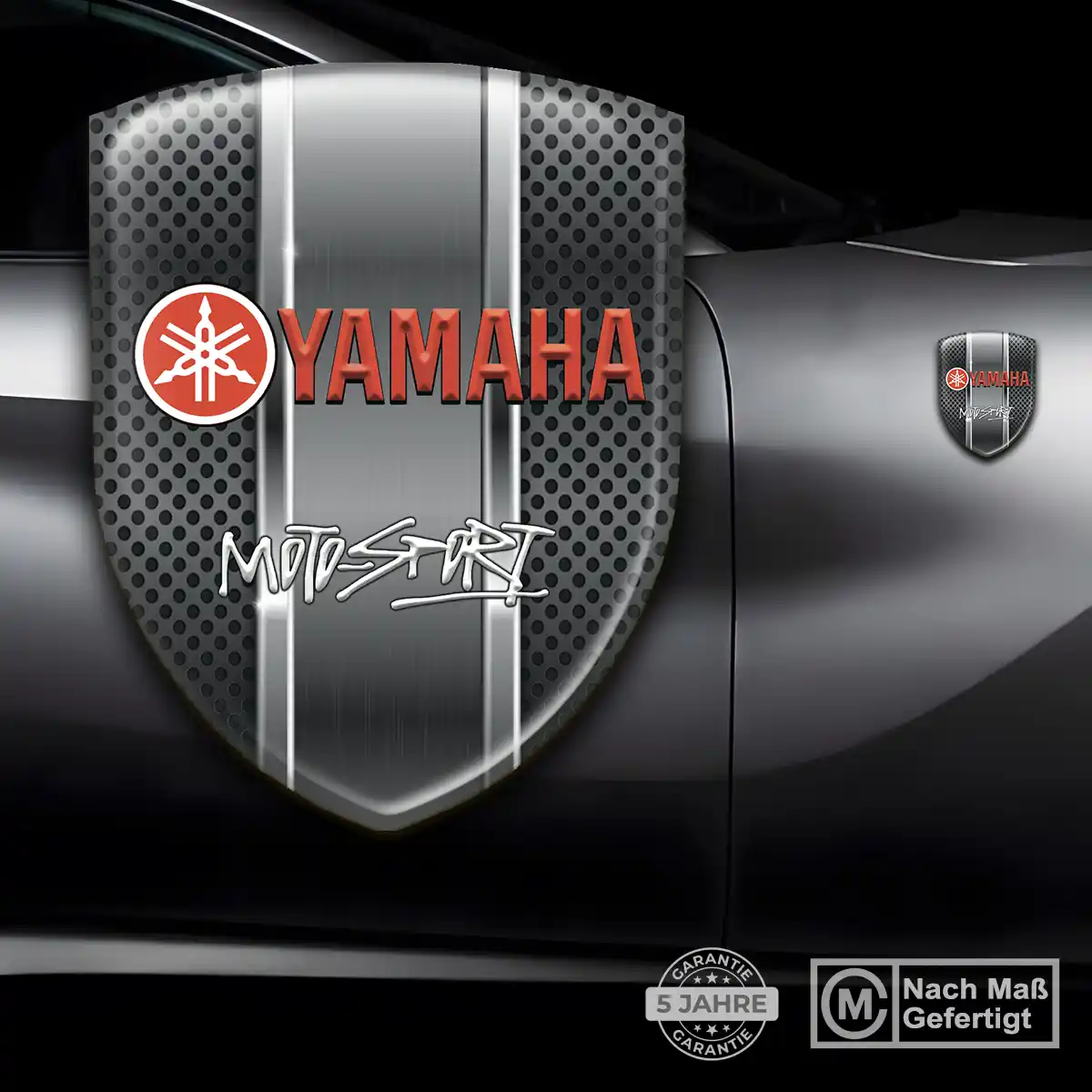 Yamaha Emblem Auto Tuningfahrzeug