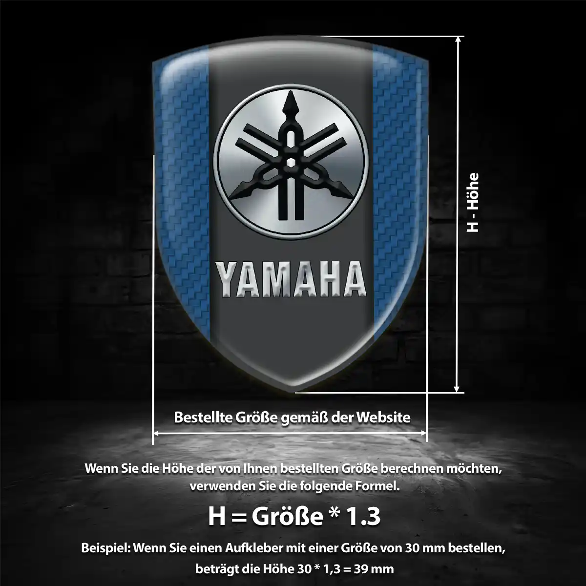 Yamaha Emblem Überzeugende Qualität
