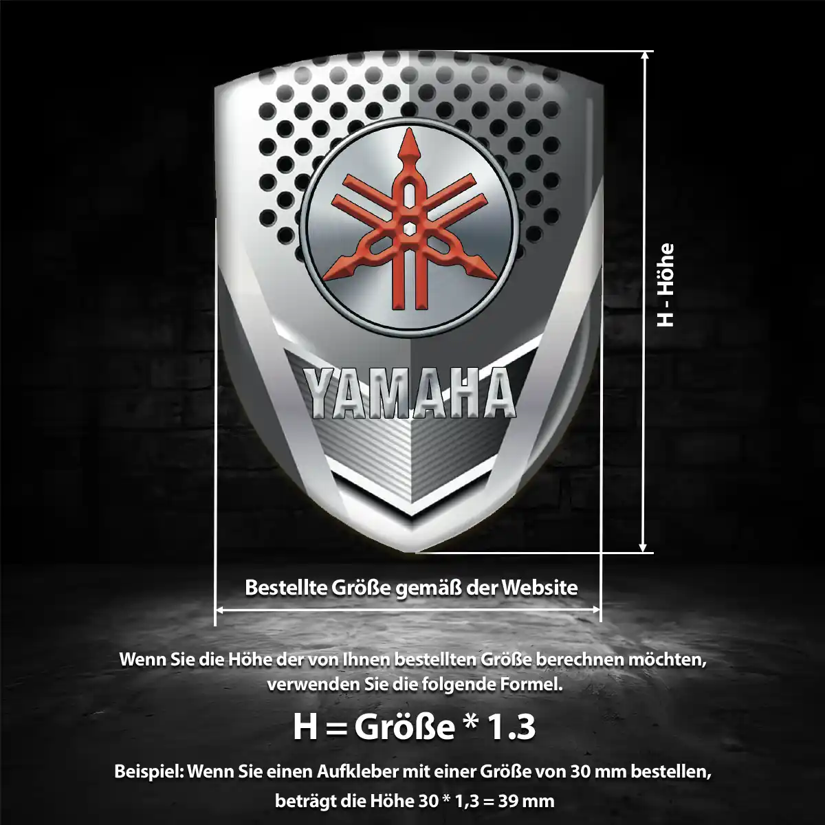 Yamaha Emblem Edles Design