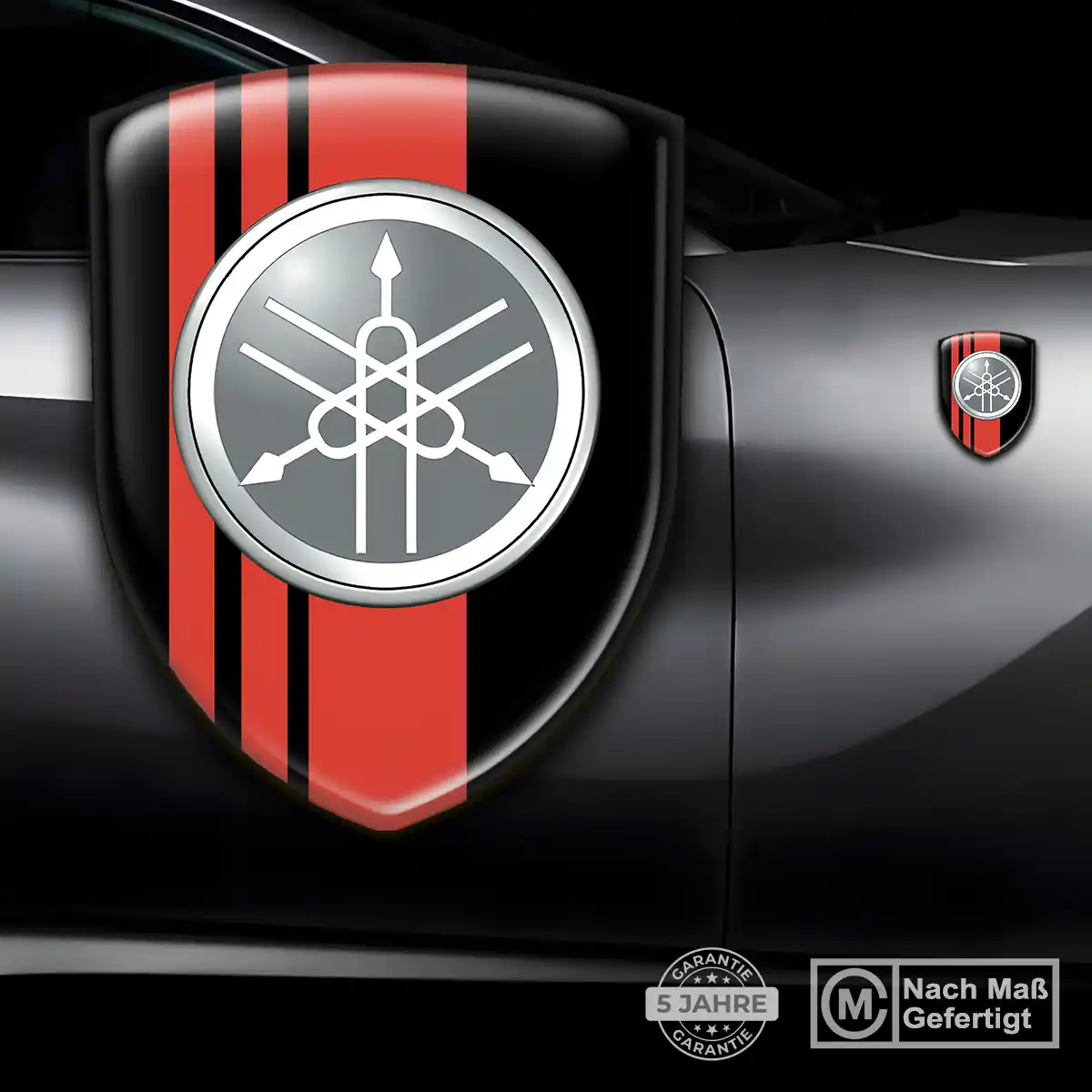 Yamaha Emblem Elegantes Design