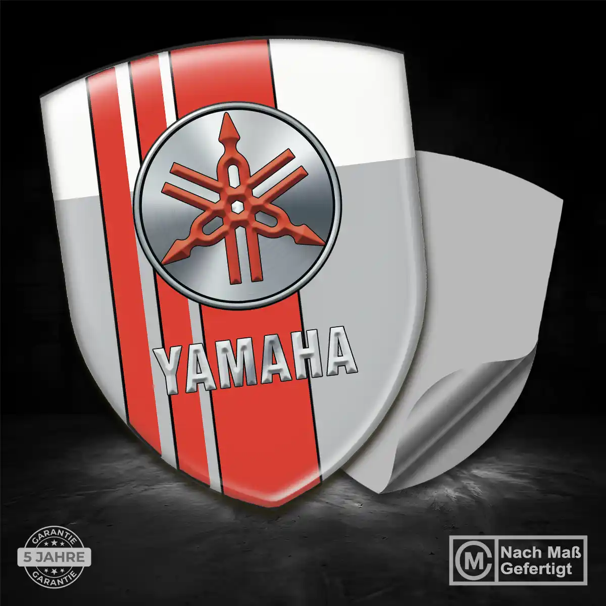 Yamaha Emblem Hochwertiges Harz