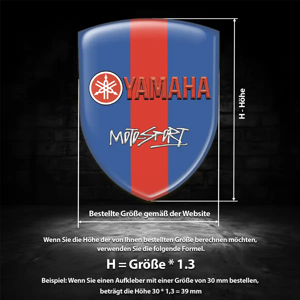 Yamaha Emblem Limitierte Auflage