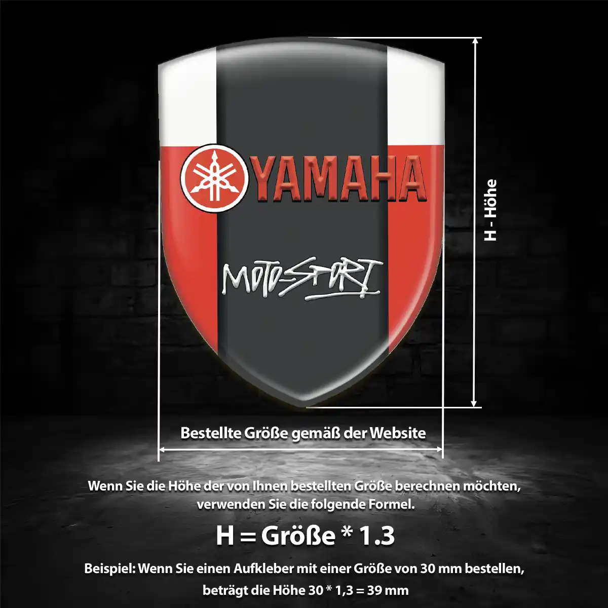 Yamaha Emblem Modernes Design