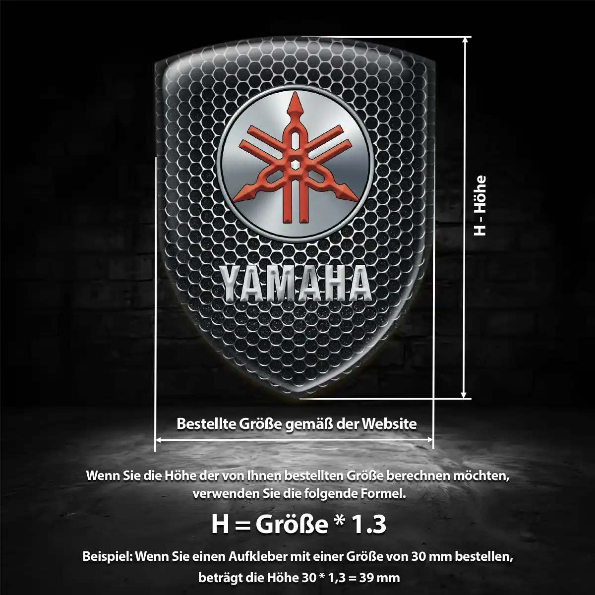 Yamaha Emblem Premiumqualität