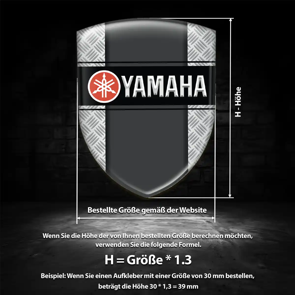 Yamaha Emblem Spitzenqualität