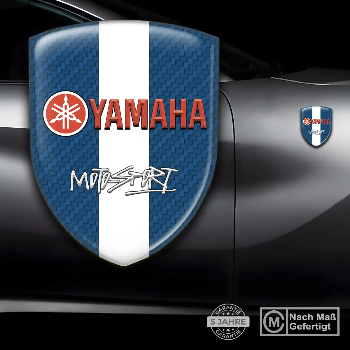 Yamaha Emblem Tuningfahrzeug