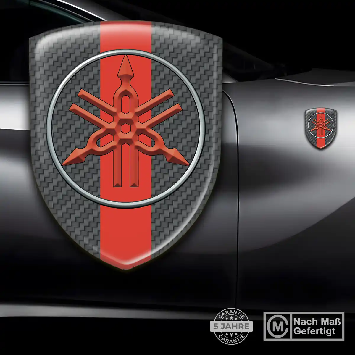 Yamaha Emblem Wappen Aufkleber Auto Elegantes Design