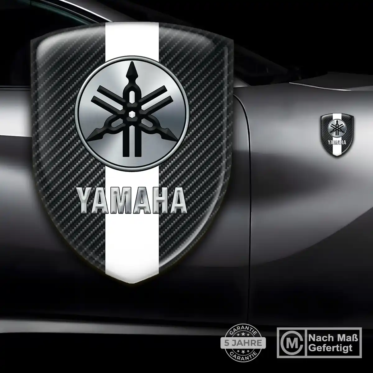 Yamaha Emblem Wappen Aufkleber Auto Exklusiv-Edition