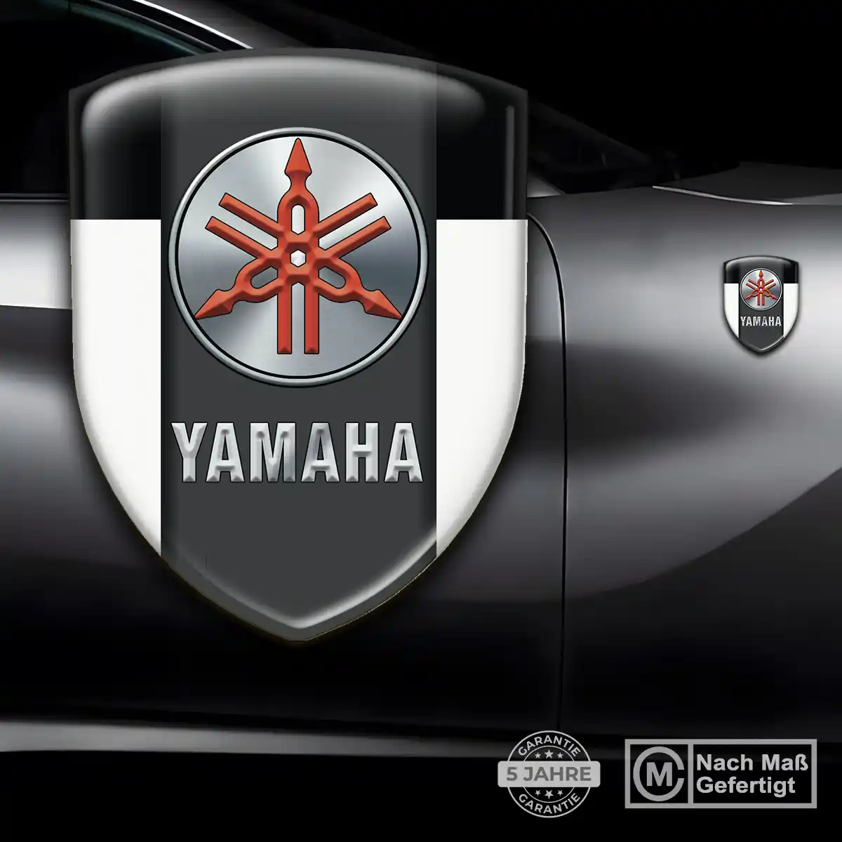 Yamaha Emblem Wappen Aufkleber Auto Exterieurdesign