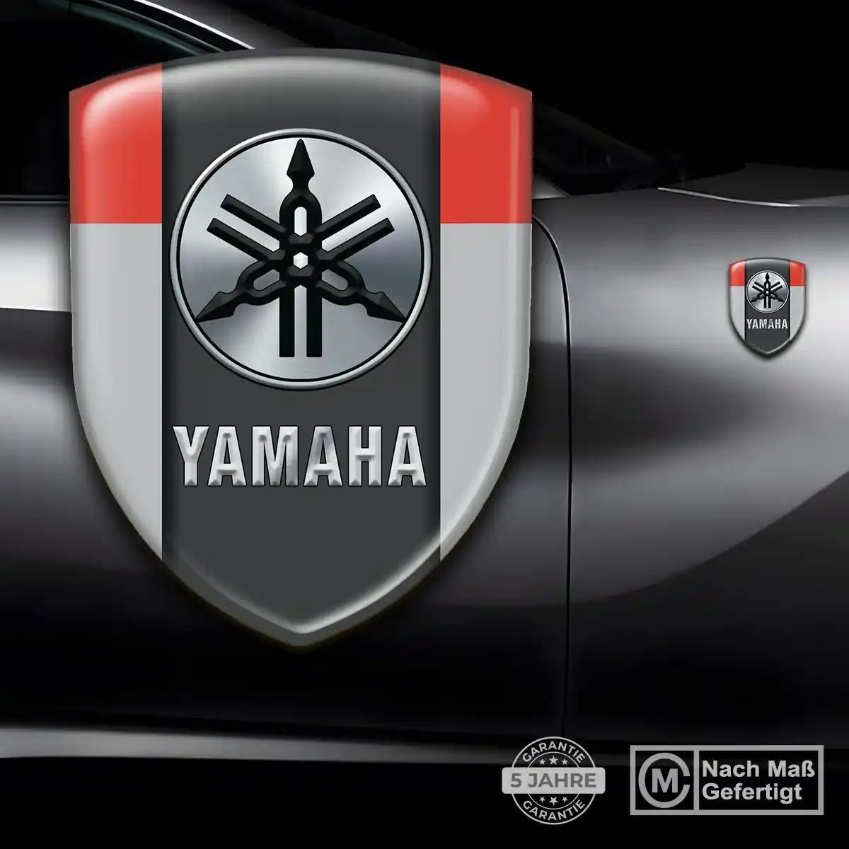 Yamaha Emblem Wappen Aufkleber Auto Markenedition