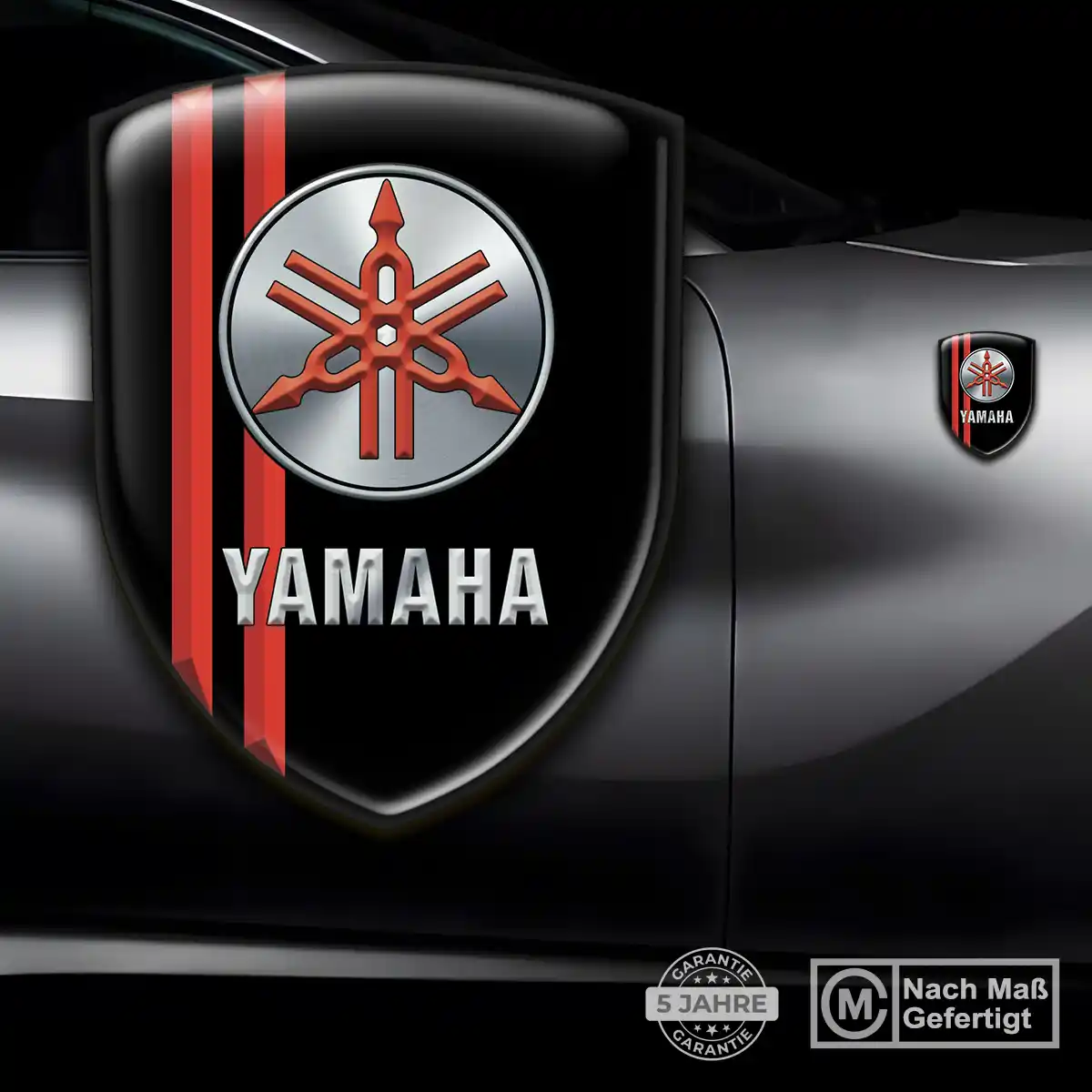 Yamaha Emblem Wappen Aufkleber Auto Modernes Design
