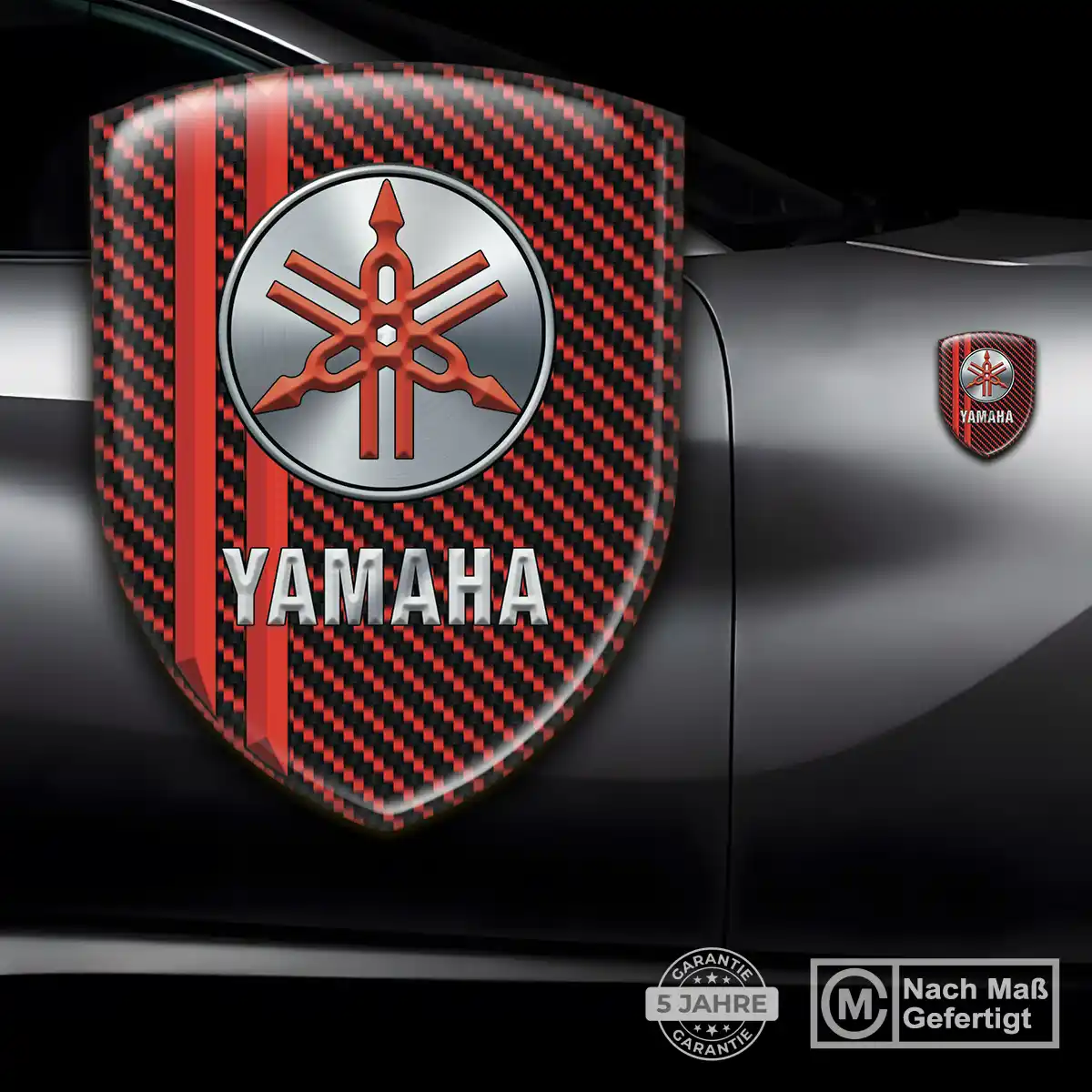 Yamaha Emblem Wappen Aufkleber Auto Stilvolles Design
