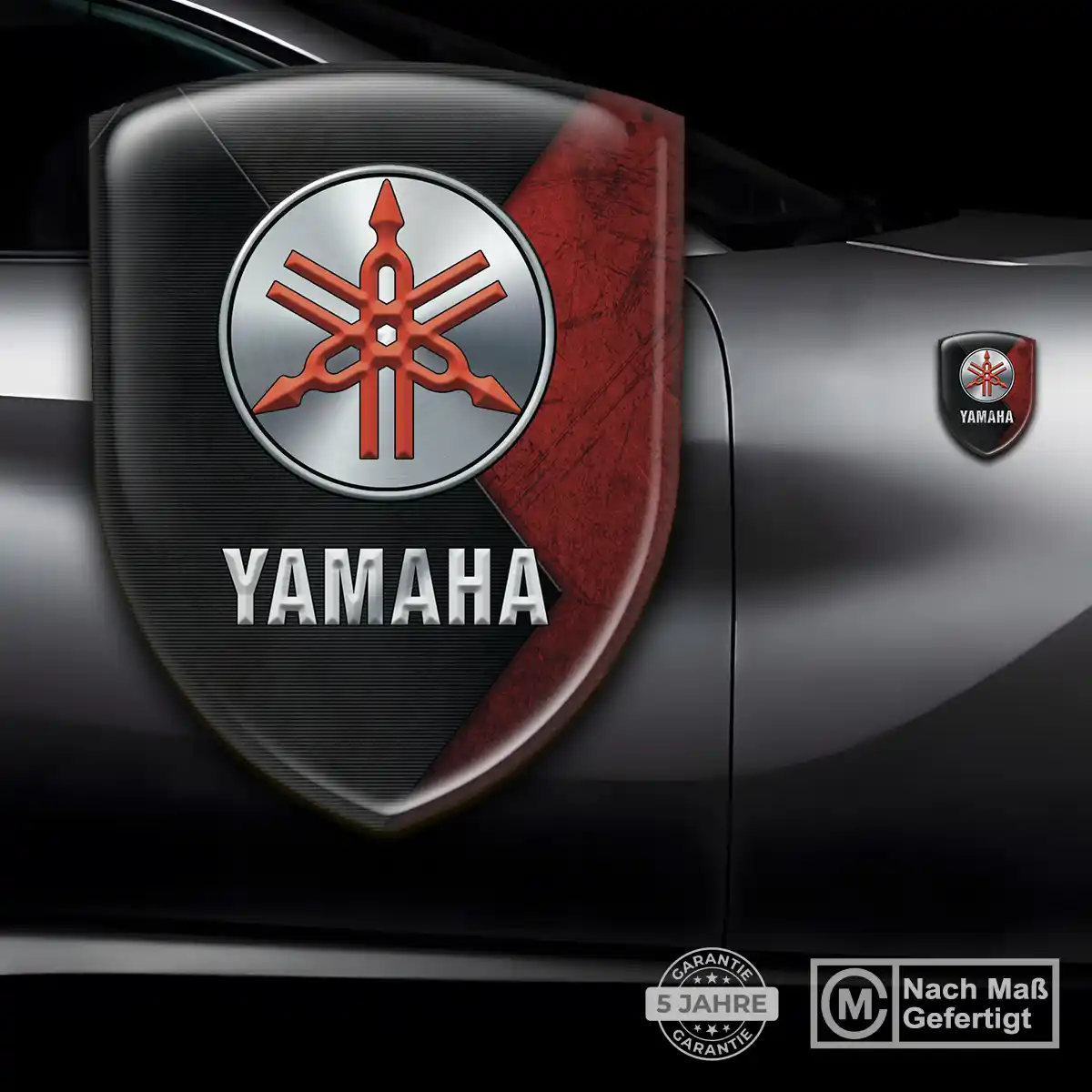 Yamaha Emblem Wappen Aufkleber Auto Tuningfahrzeug