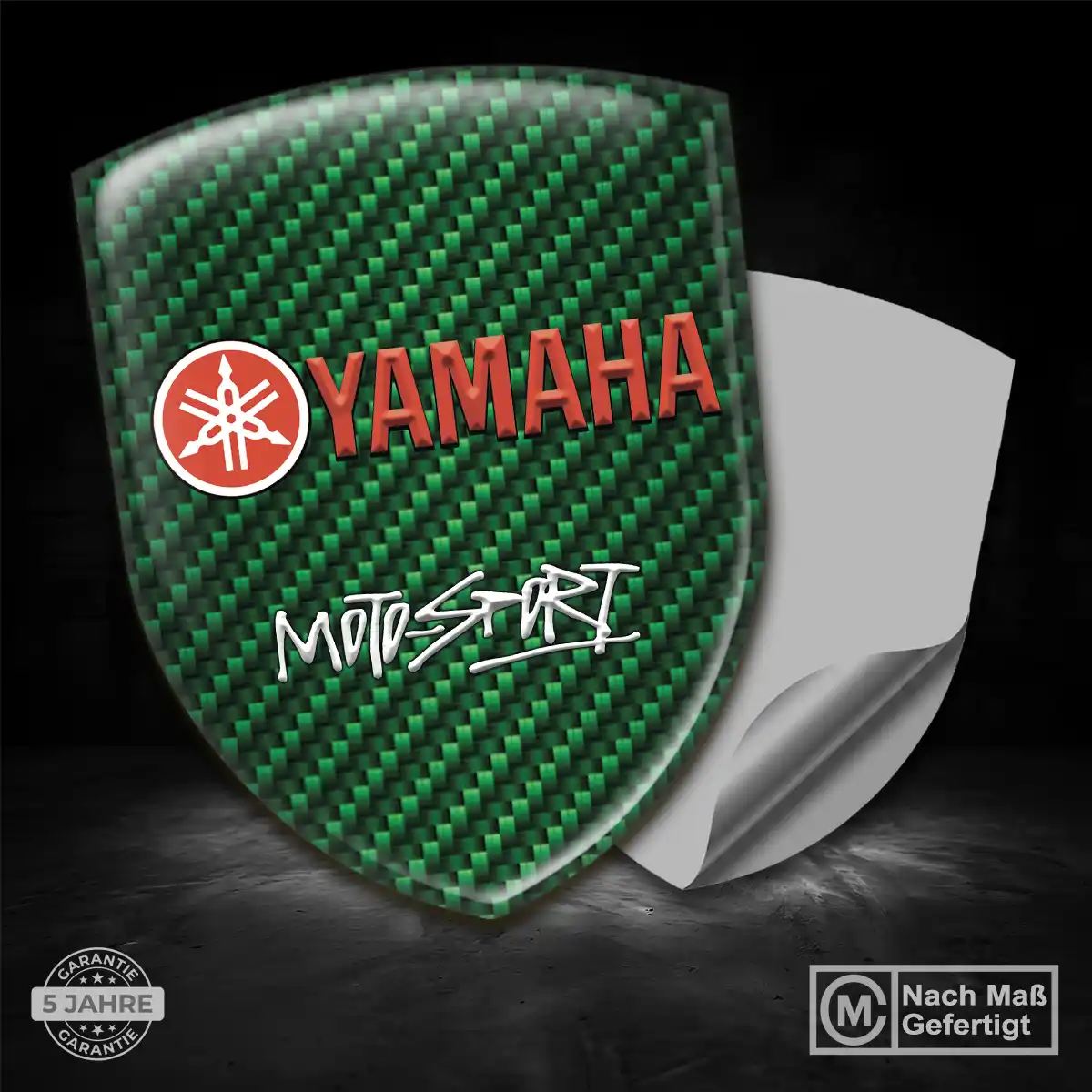 Yamaha Emblem Wappen Aufkleber Überzeugende Qualität
