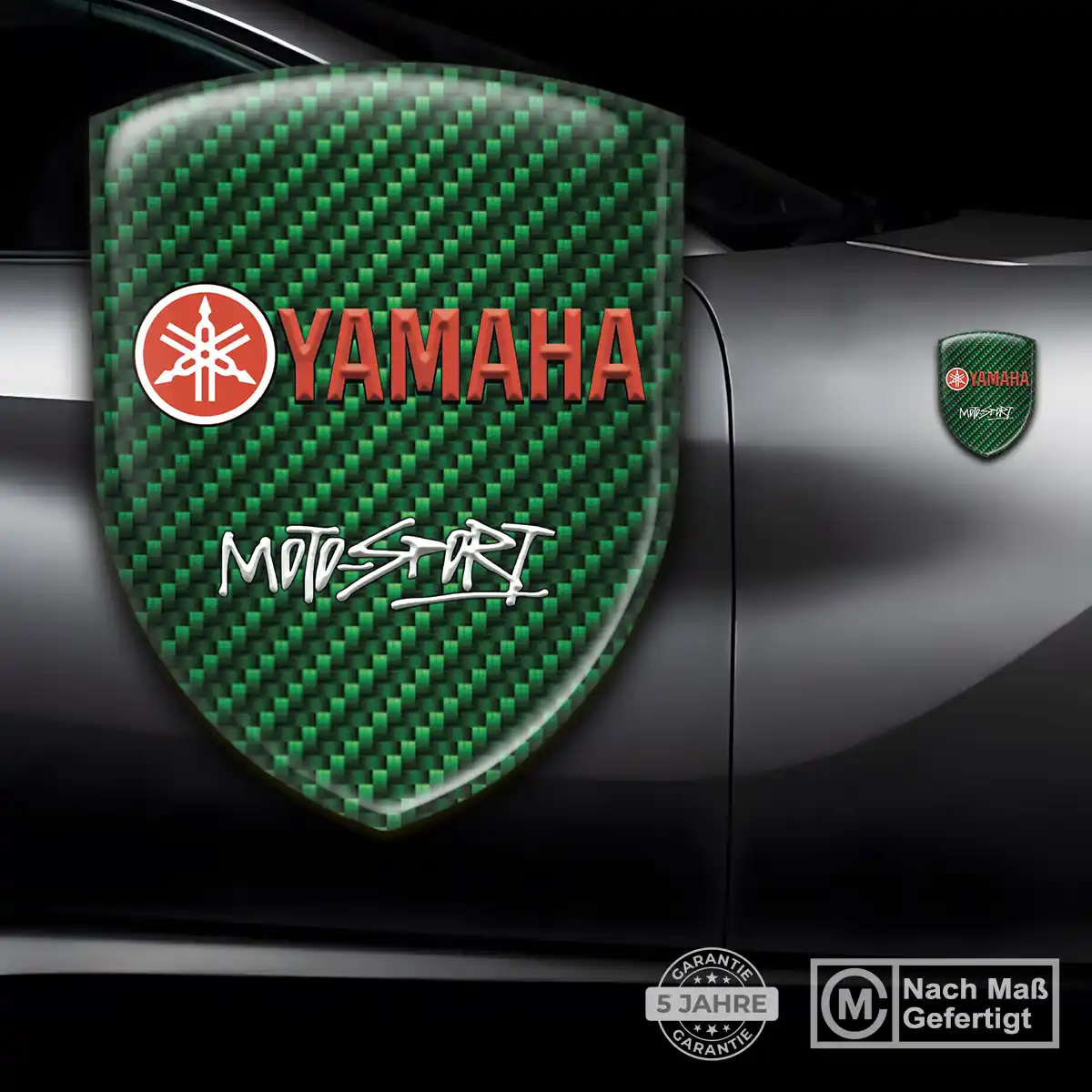Yamaha Emblem Wappen Aufkleber Überzeugende Qualität
