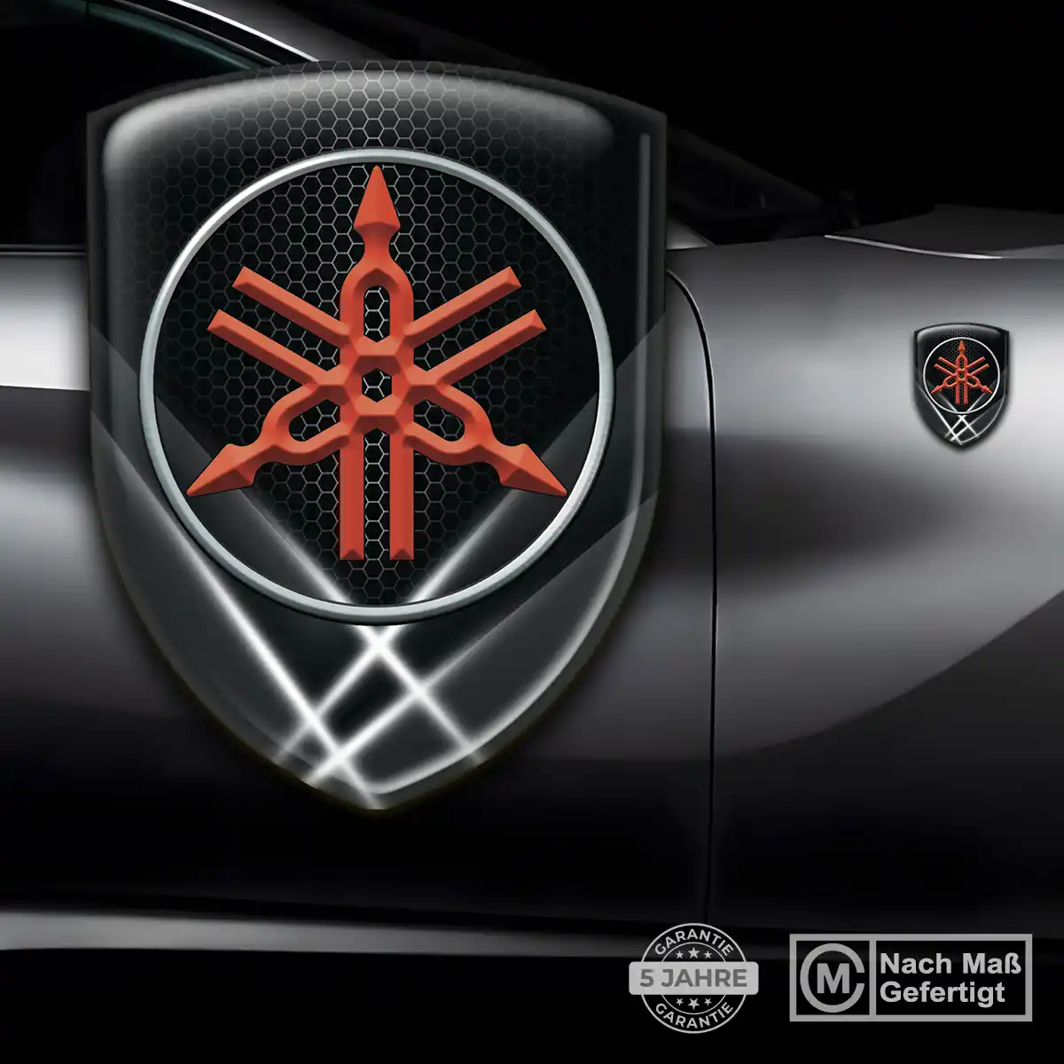 Yamaha Emblem Wappen Aufkleber Edles Design