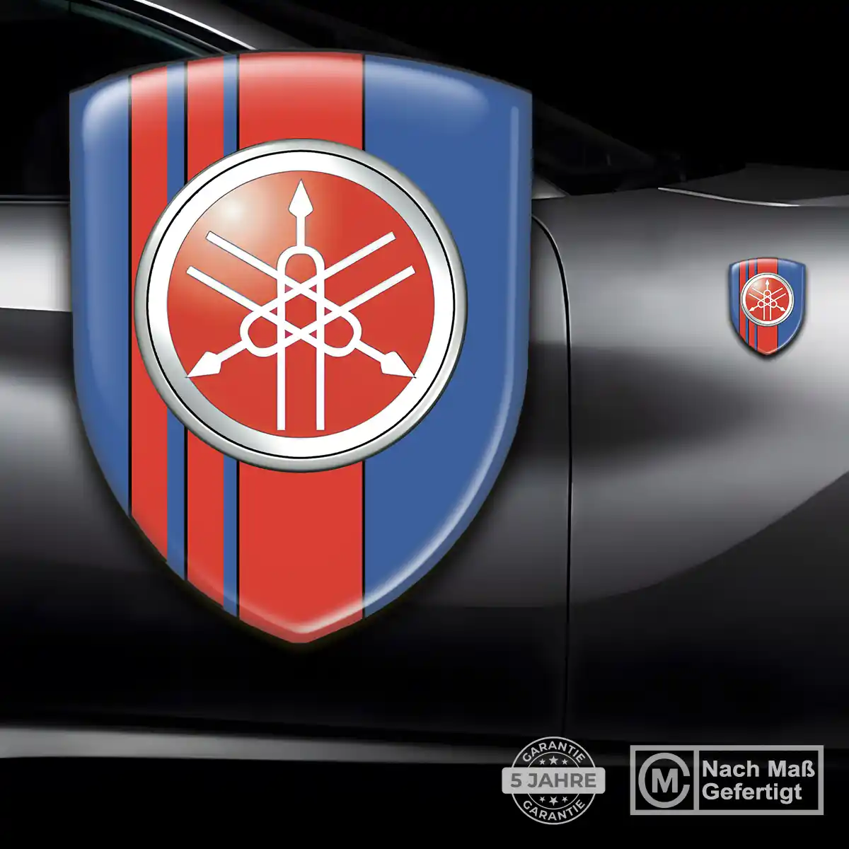 Yamaha Emblem Wappen Aufkleber Exklusiv-Edition