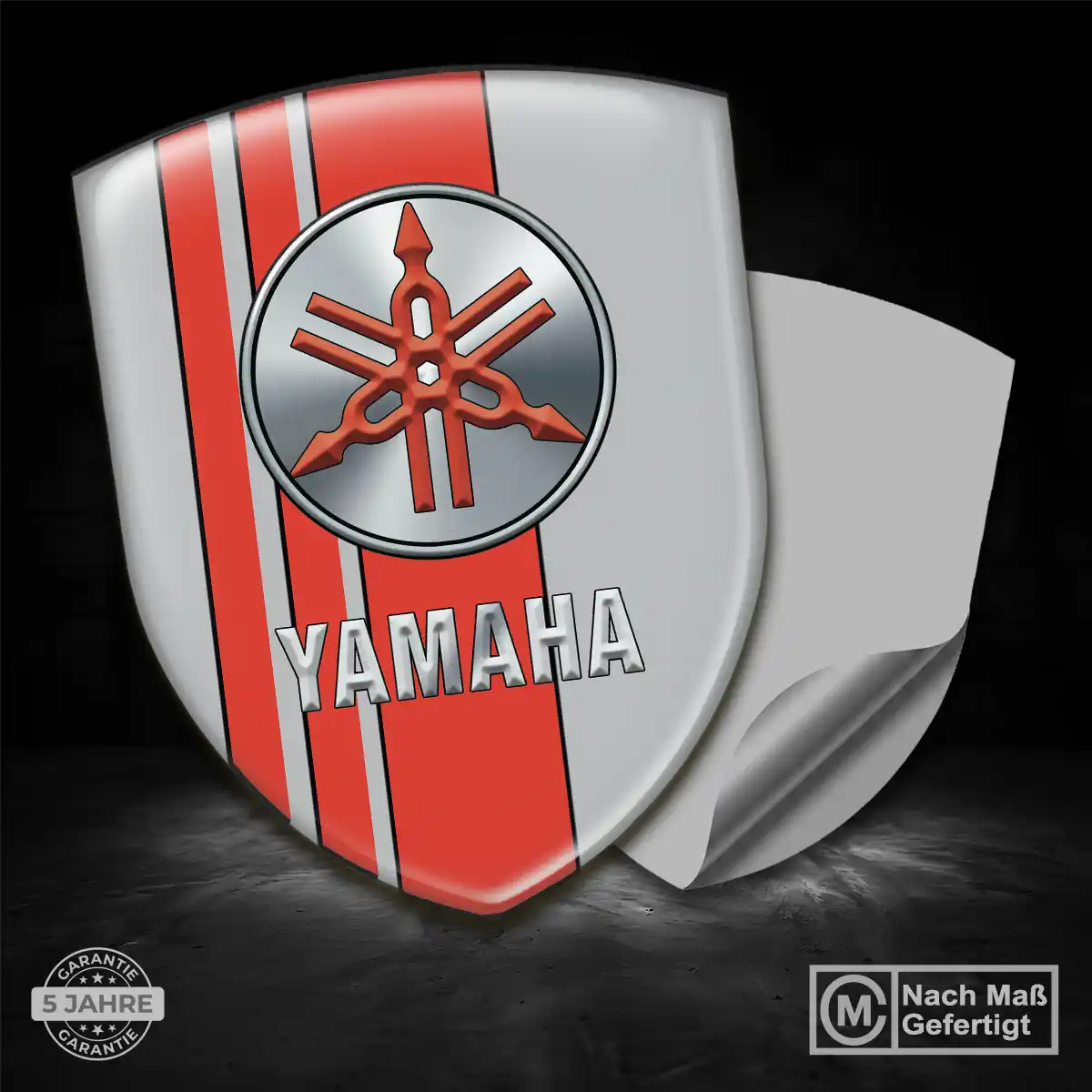 Yamaha Emblem Wappen Aufkleber Exterieurdesign