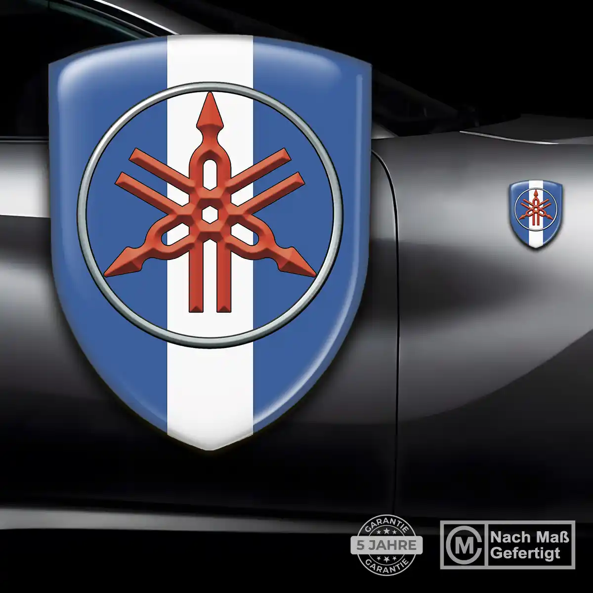 Yamaha Emblem Wappen Aufkleber Höchste Qualität