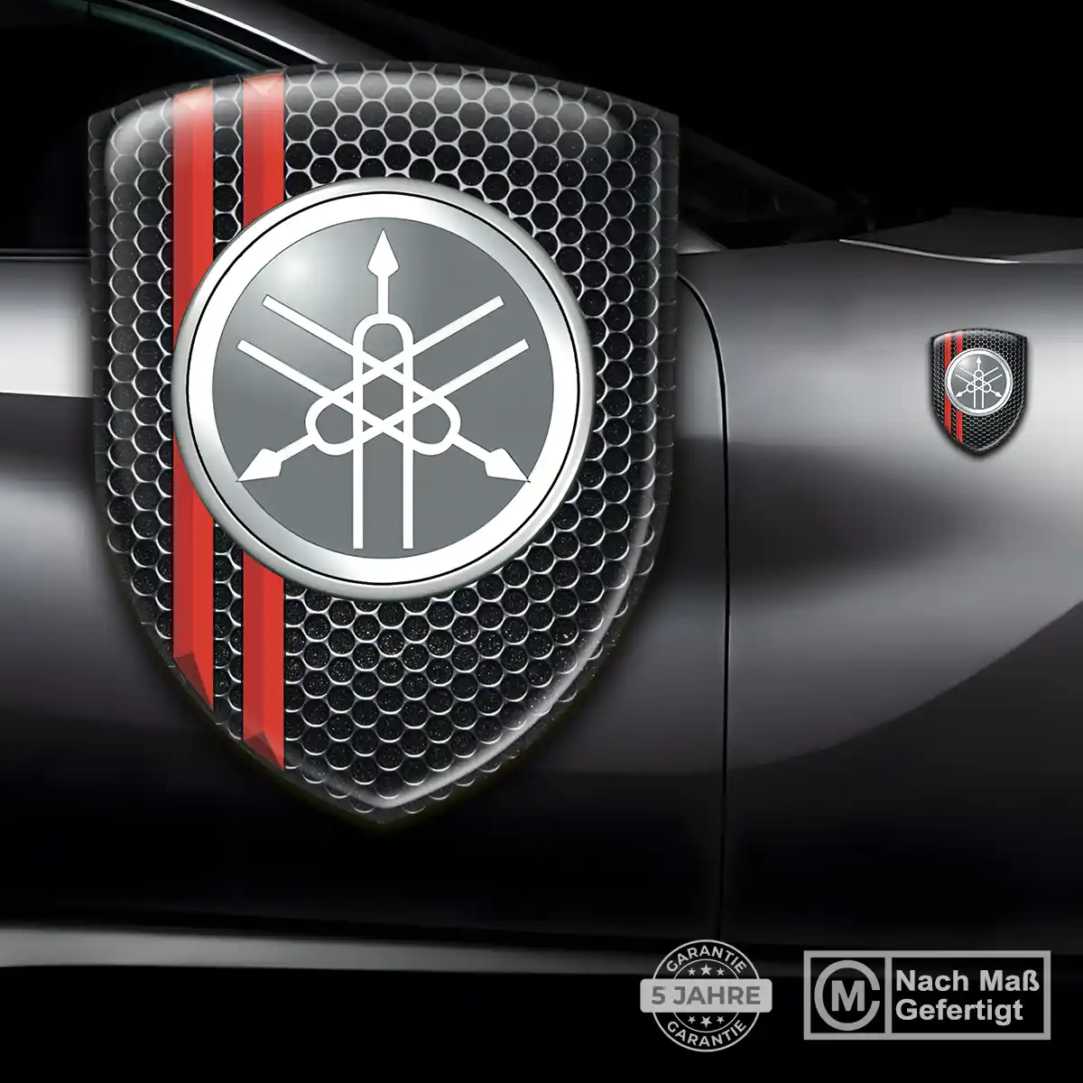 Yamaha Emblem Wappen Aufkleber Hohe Qualität