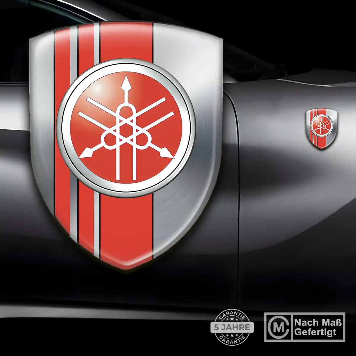 Yamaha Emblem Wappen Aufkleber Limitierte Auflage