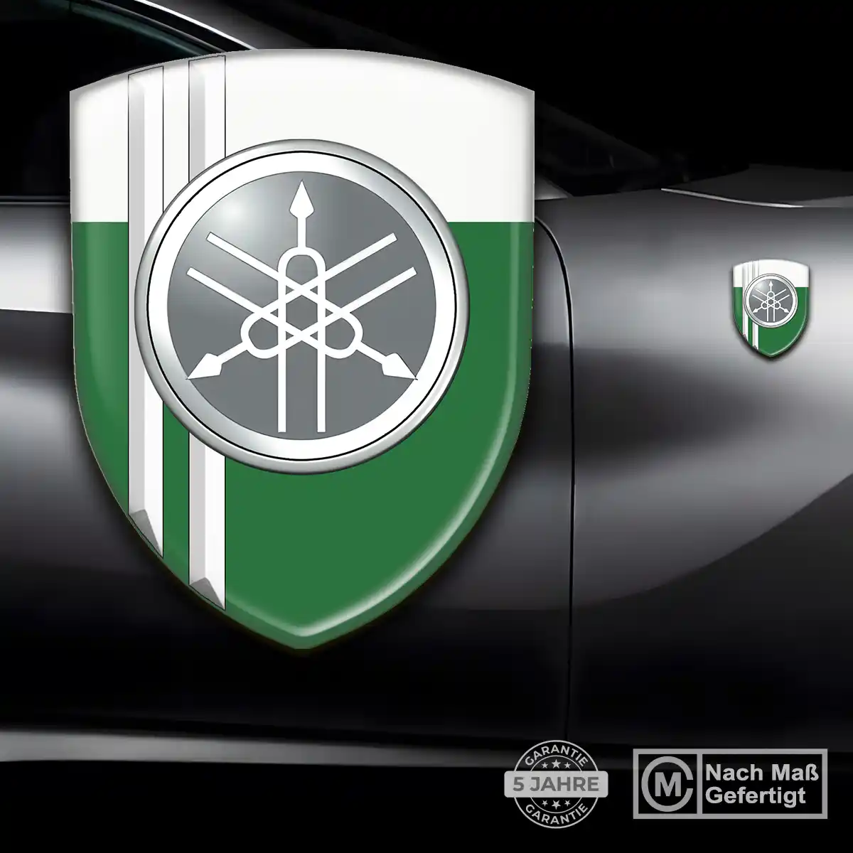 Yamaha Emblem Wappen Aufkleber Luxus-Edition