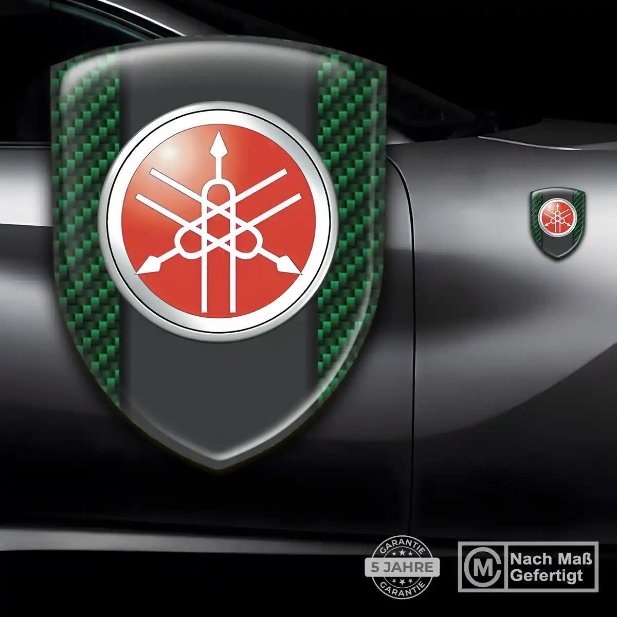 Yamaha Emblem Wappen Aufkleber Premiumqualität