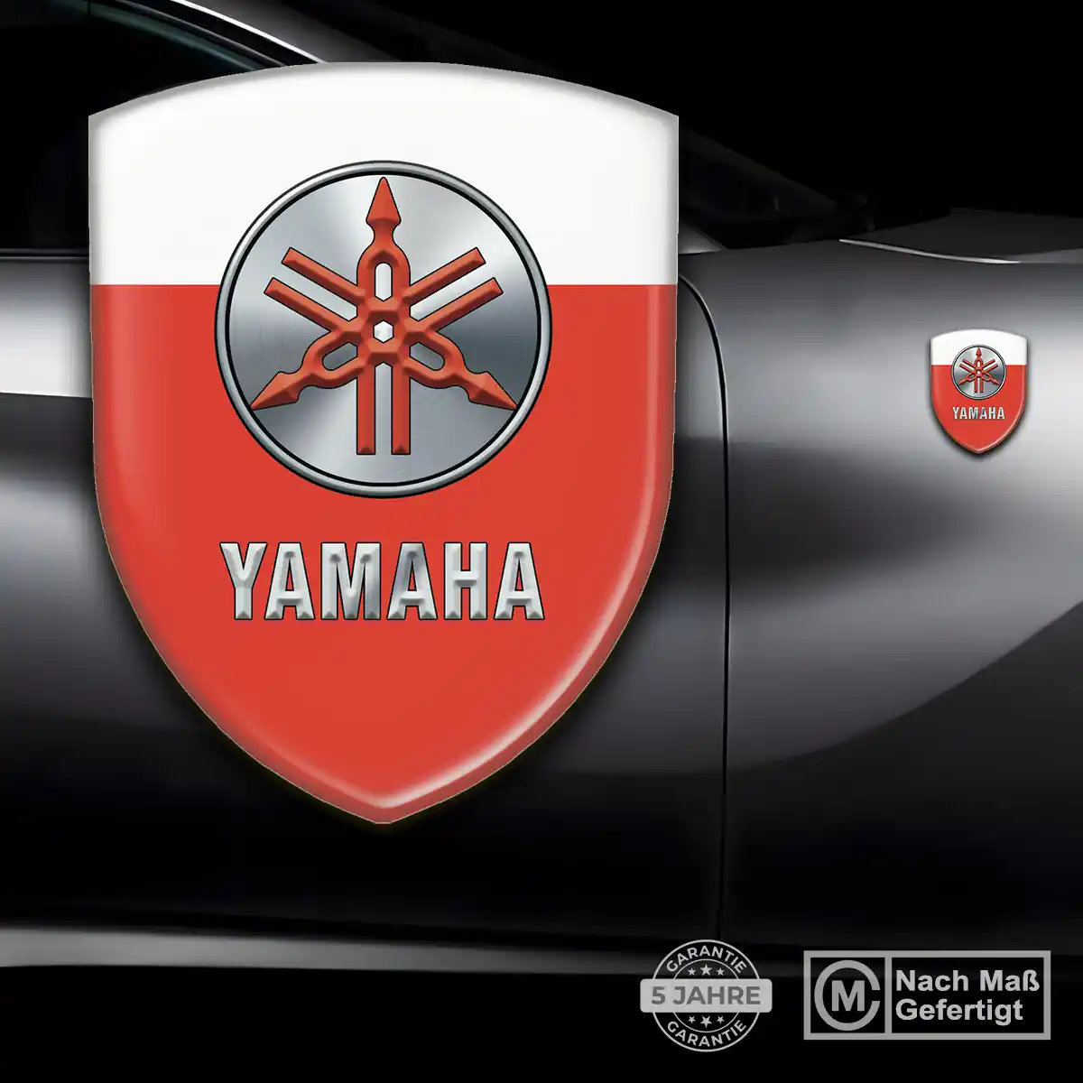 Yamaha Emblem Wappen Aufkleber Prestige-Edition