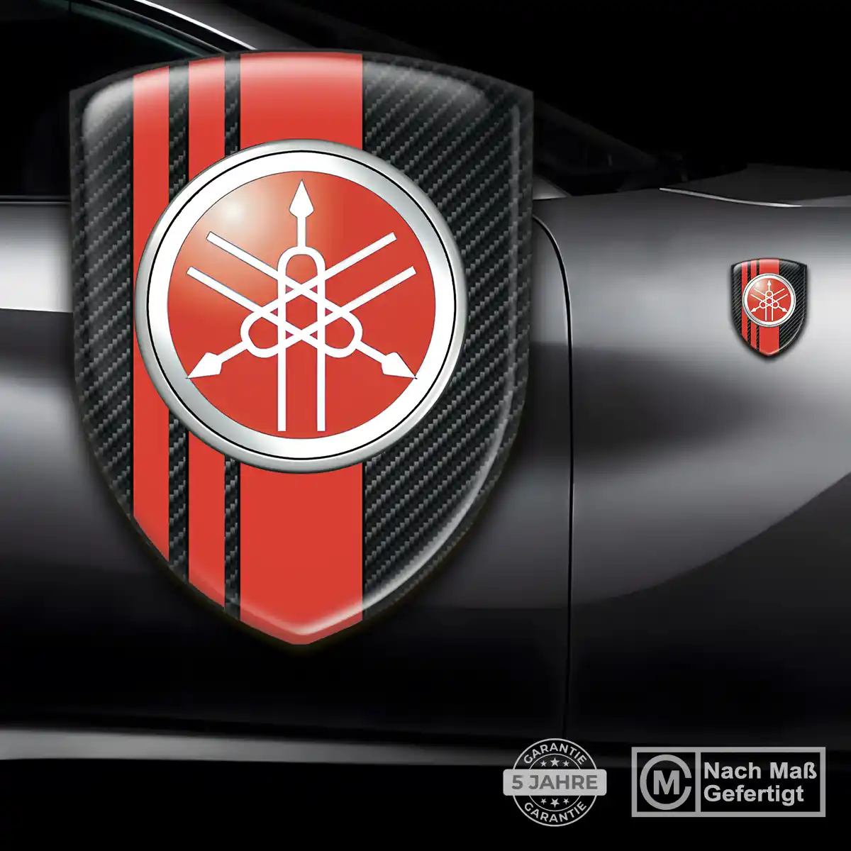 Yamaha Emblem Wappen Aufkleber Sonderedition