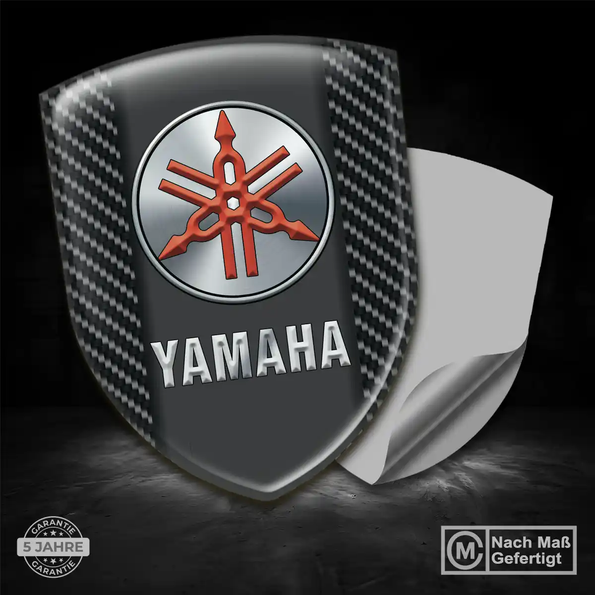 Yamaha Emblem Wappen Aufkleber Verlässliche Qualität