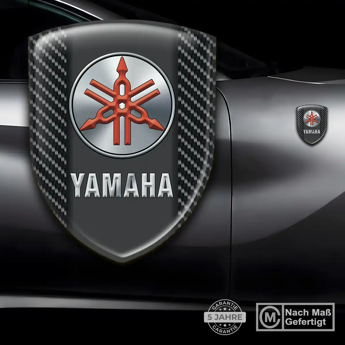 Yamaha Emblem Wappen Aufkleber Verlässliche Qualität