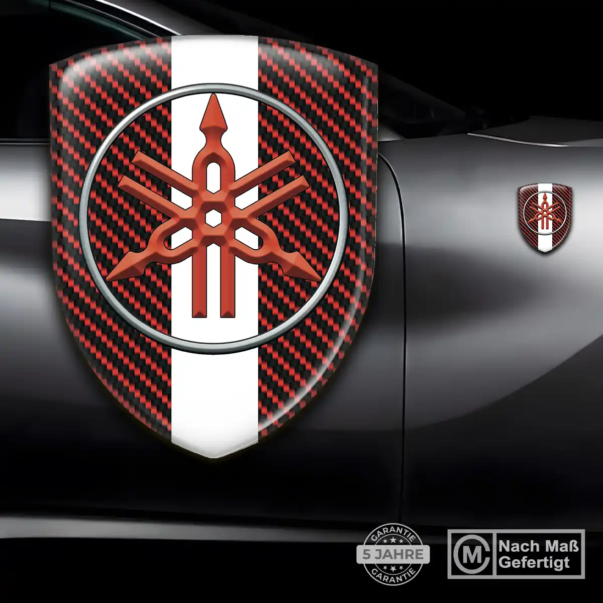 Yamaha Emblem Wappen Auto Elegantes Design