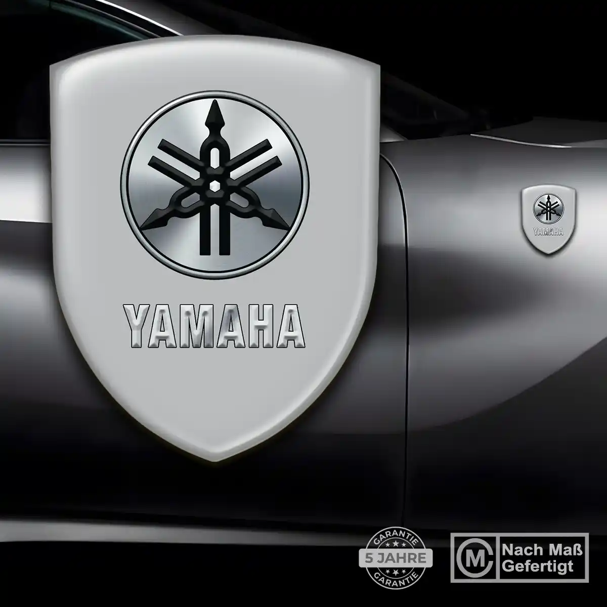 Yamaha Emblem Wappen Auto Exterieurdesign