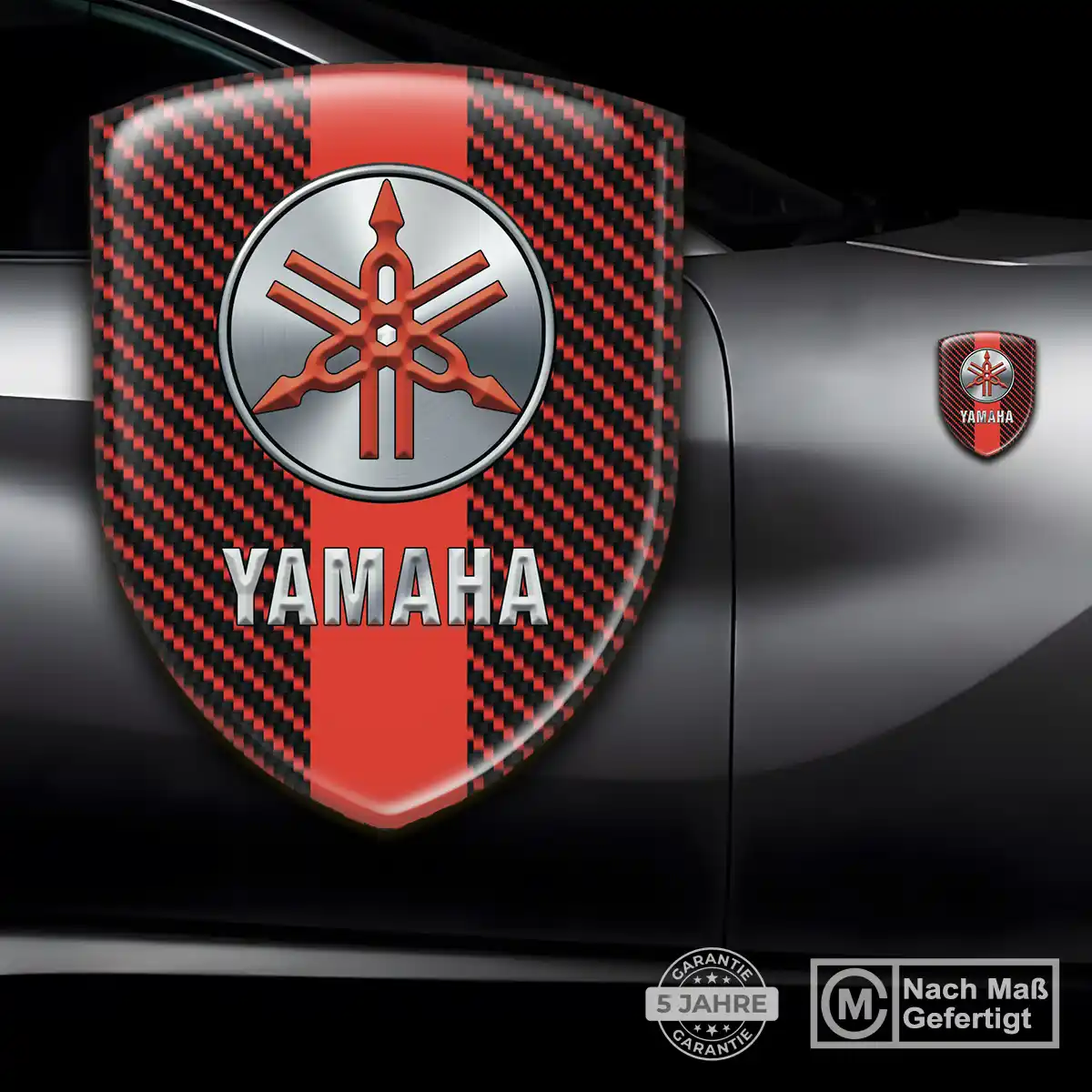 Yamaha Emblem Wappen Auto Hochwertiges Harz