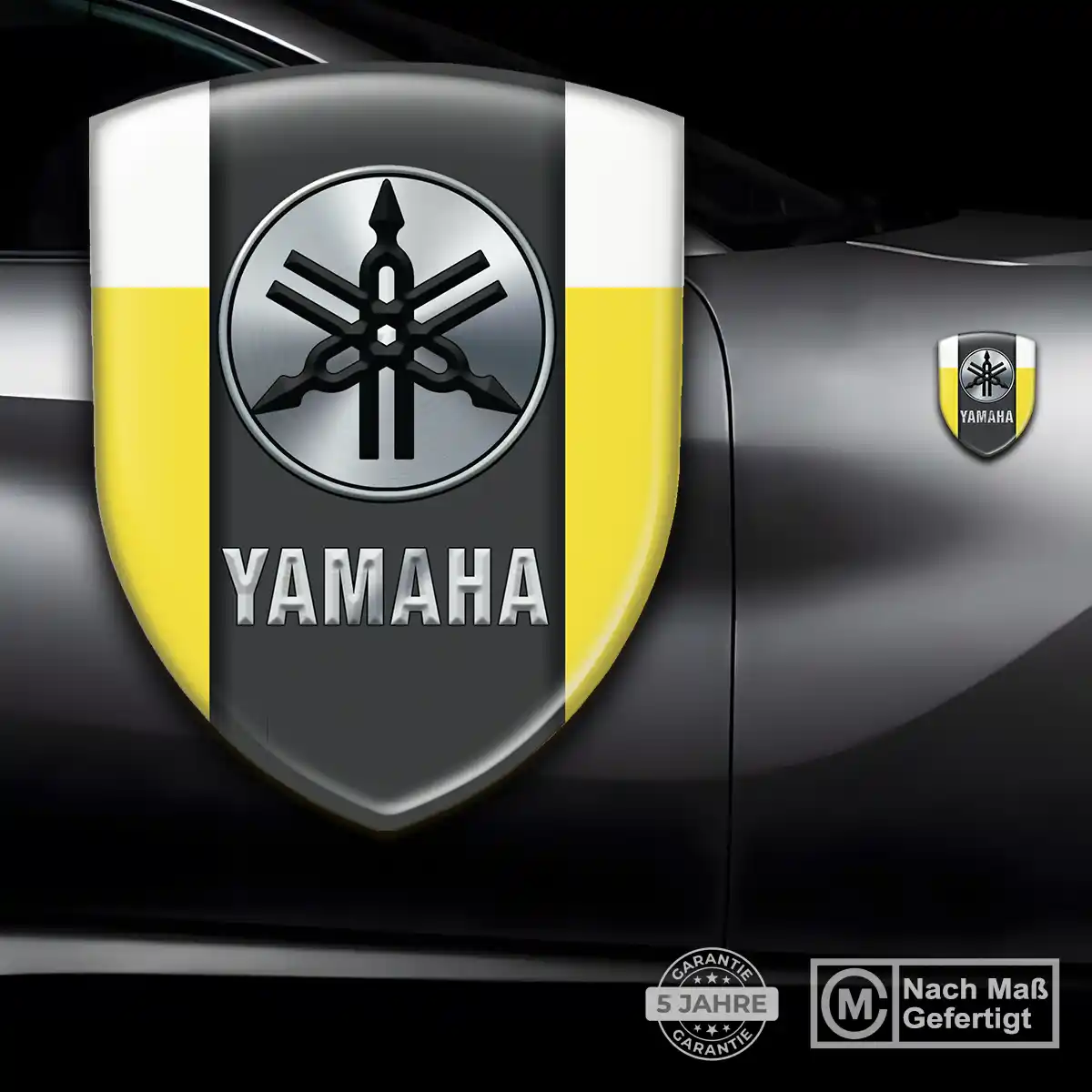 Yamaha Emblem Wappen Auto Interieurdesign
