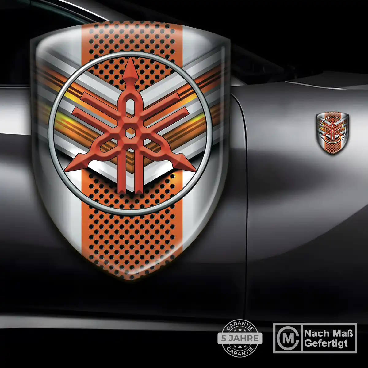 Yamaha Emblem Wappen Auto Markenedition