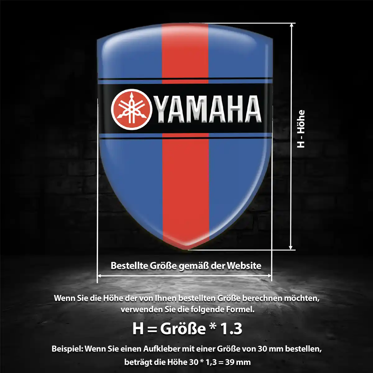 Yamaha Emblem Wappen Auto Modernes Design