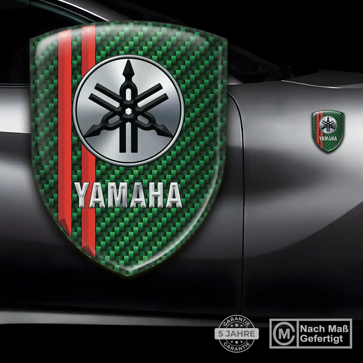 Yamaha Emblem Wappen Auto Premium-Edition