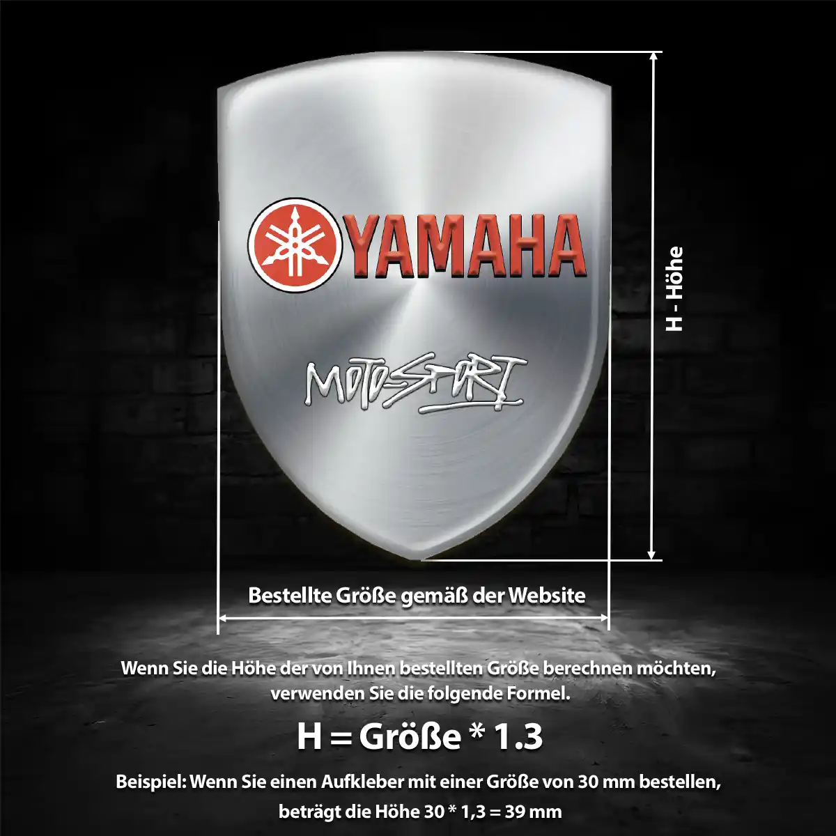 Yamaha Emblem Wappen Auto Premiumqualität